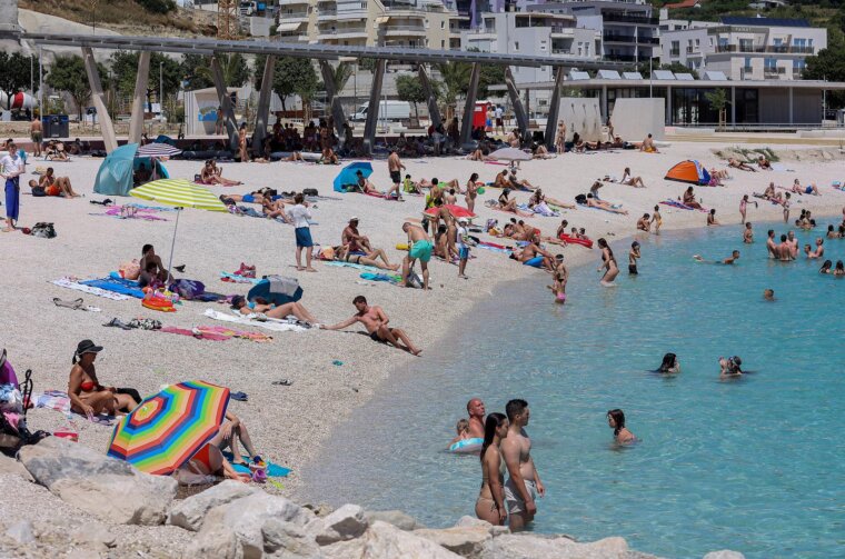 Split: Započelo je ljeto visokih temperatura
