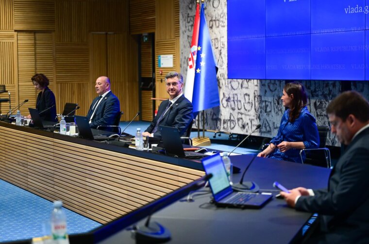 Zagreb: Sjednica Vlade Republike Hrvatske