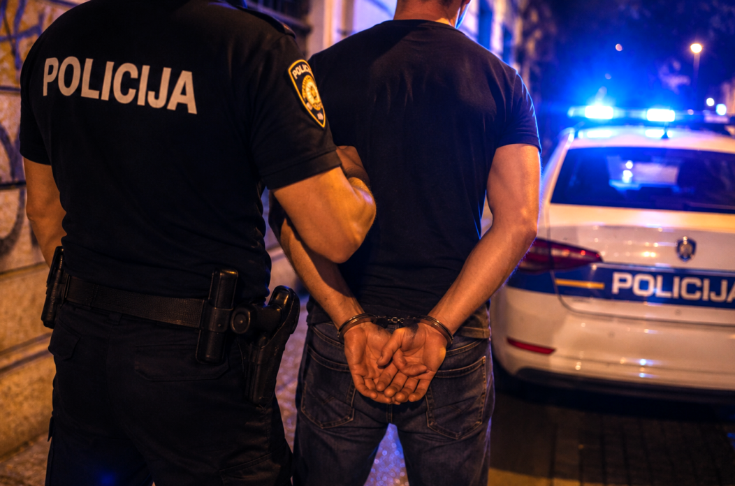 policija noć uhićenje lisice umjetna inteligencija
