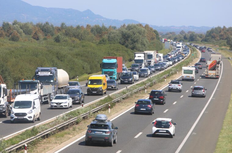 Karlovac: Prometne gužve na autocesti A1