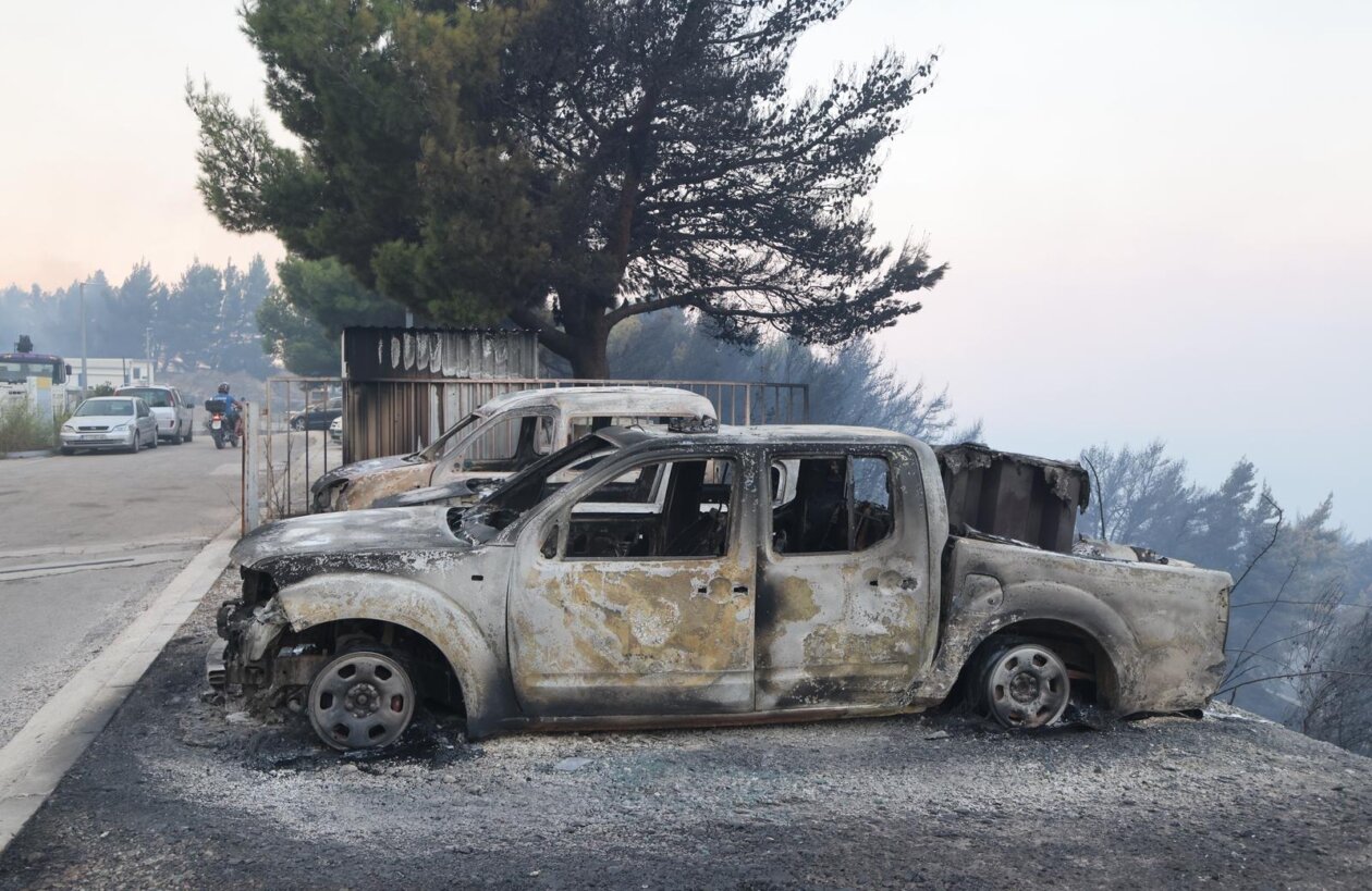 Posljedice požara kod Omiša Posljedice požara kod Omiša
