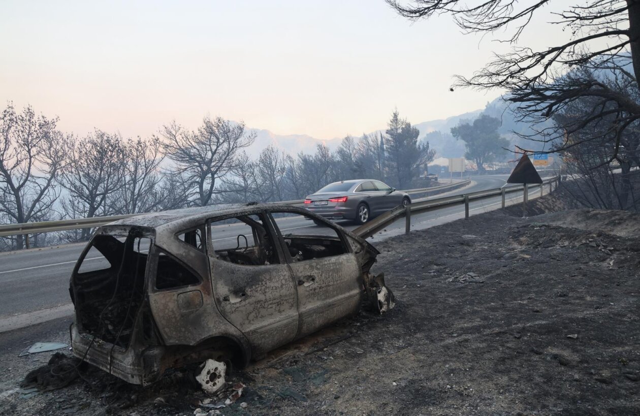 Posljedice požara kod Omiša Posljedice požara kod Omiša