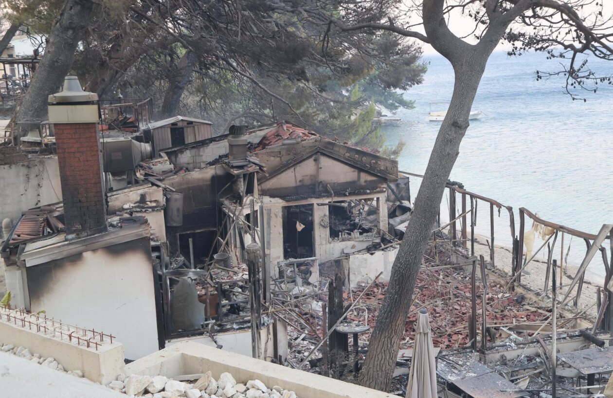 Posljedice požara kod Omiša Posljedice požara kod Omiša