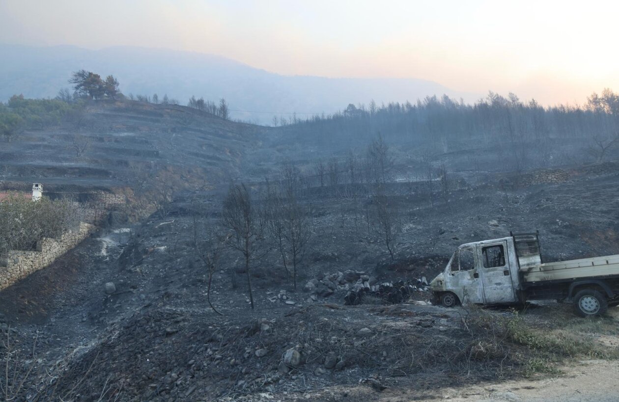 Posljedice požara kod Omiša Posljedice požara kod Omiša
