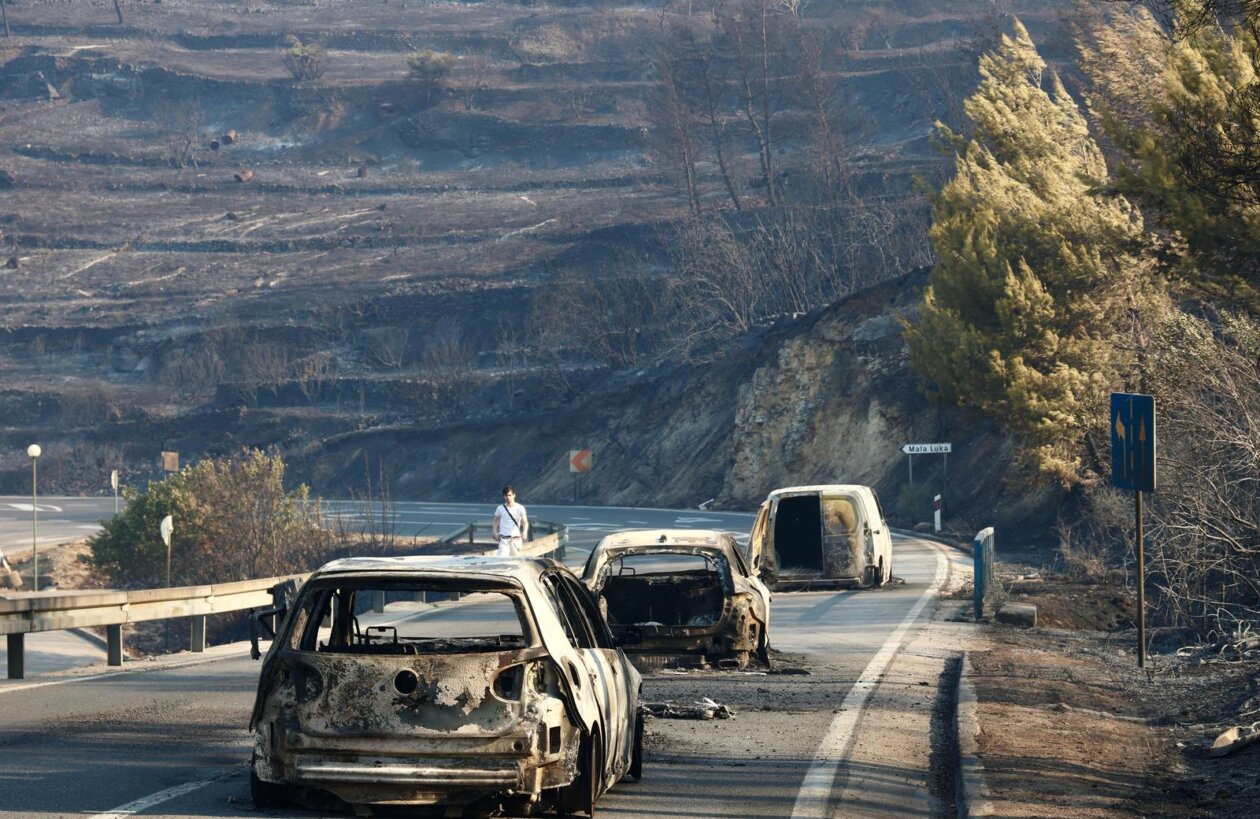 Posljedice požara kod Omiša Posljedice požara kod Omiša