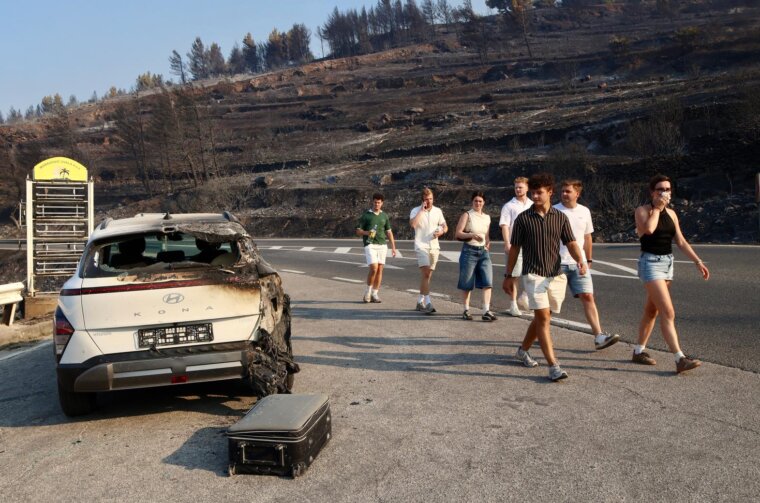 Posljedice požara kod Omiša