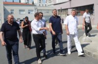 Split: Premijer Plenković u obilasku ozlijeđenih u požaru