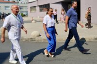 Split: Premijer Plenković u obilasku ozlijeđenih u požaru